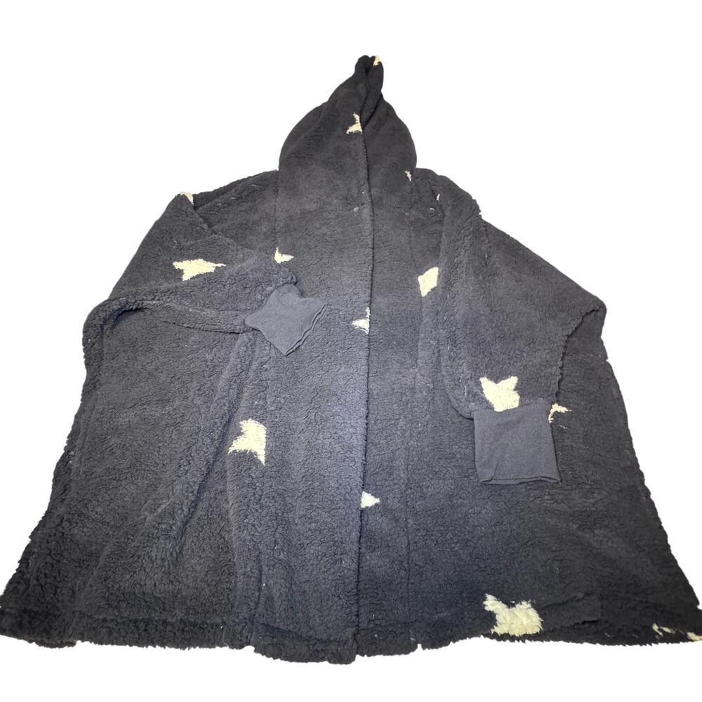 By Jill Martin Sherpa Embroidered Pullover 4X Cozy Lounge Top‎